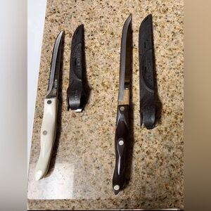 Cutco 2PC Knife Set - NEW - In Black/Pearl Handle USA - MSRP $270+Tax